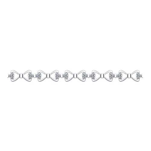 Браслет женский SOKOLOV из серебра с фианитами 94050382 р.19 в Московский Ювелирный Завод