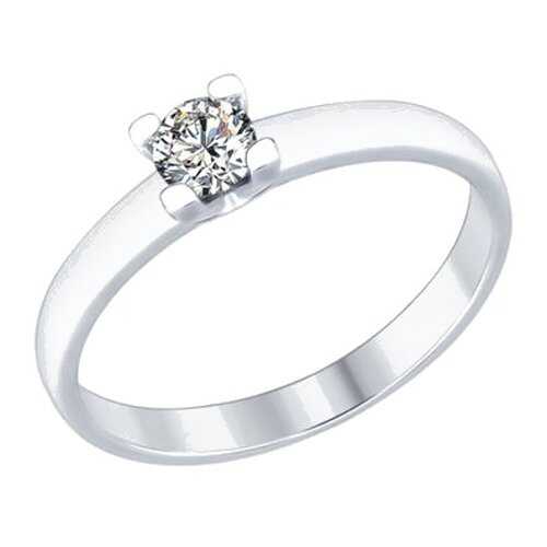 Кольцо женское SOKOLOV из серебра со Swarovski Zirconia 89010060 р.17.5 в Московский Ювелирный Завод