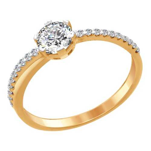 Кольцо женское SOKOLOV из серебра со Swarovski Zirconia 89010074 р.17.5 в Московский Ювелирный Завод