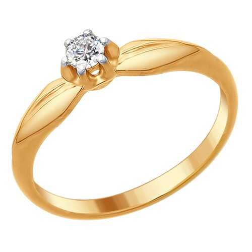 Кольцо женское SOKOLOV из серебра со Swarovski Zirconia 89010087 р.17 в Московский Ювелирный Завод
