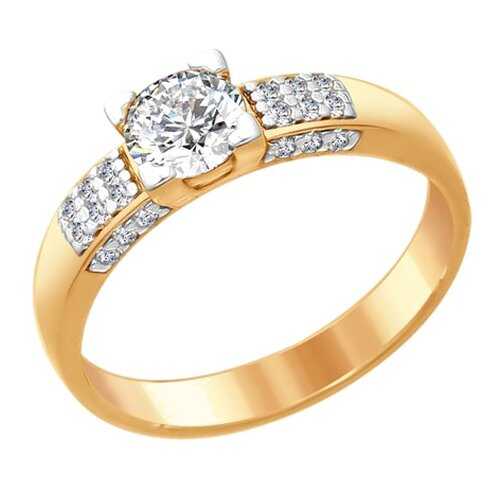 Кольцо женское SOKOLOV из серебра со Swarovski Zirconia 89010089 р.16 в Московский Ювелирный Завод