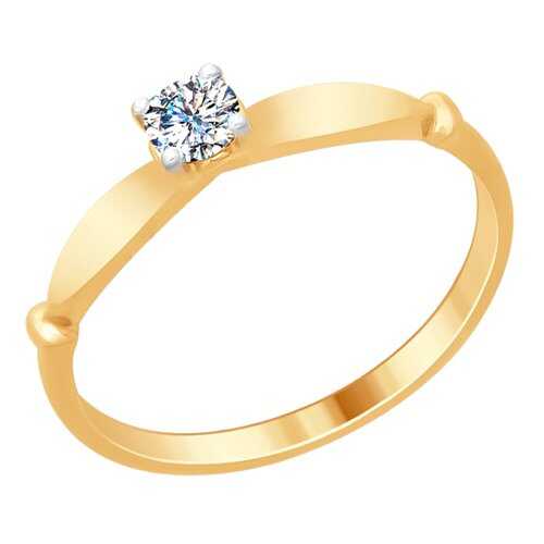 Кольцо женское SOKOLOV из серебра со Swarovski Zirconia 89010095 р.15.5 в Московский Ювелирный Завод