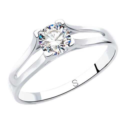 Кольцо женское SOKOLOV из серебра со Swarovski Zirconia 89010119 р.18 в Московский Ювелирный Завод