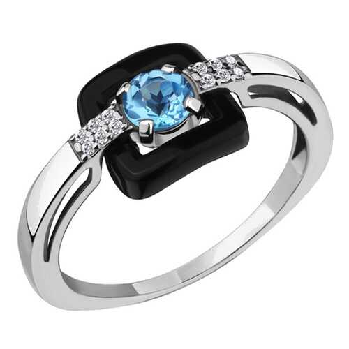Кольцо женское Aquamarine 6910605А.5 р.18 в Московский Ювелирный Завод