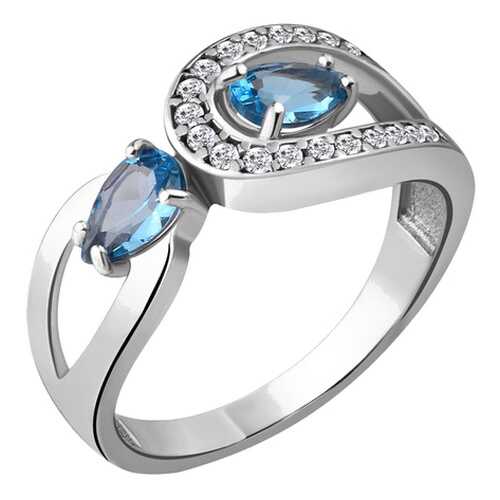Кольцо женское Aquamarine 6917605А.5 р.18.5 в Московский Ювелирный Завод
