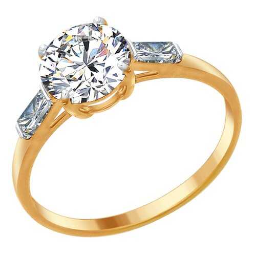 Кольцо женское SOKOLOV из серебра со Swarovski Zirconia 89010077 р.17.5 в Московский Ювелирный Завод