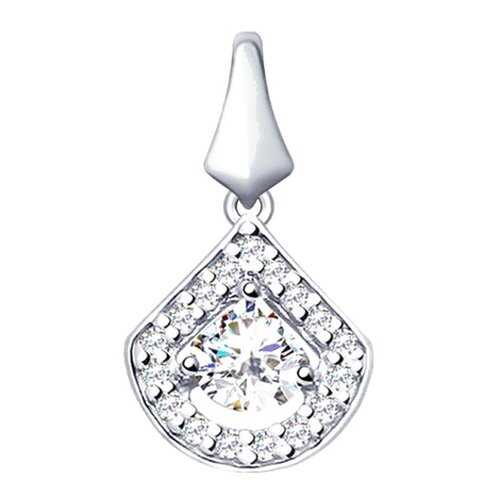 Подвеска SOKOLOV из серебра со Swarovski Zirconia 89030032 в Московский Ювелирный Завод