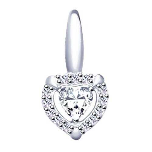 Подвеска SOKOLOV из серебра со Swarovski Zirconia 89030037 в Московский Ювелирный Завод