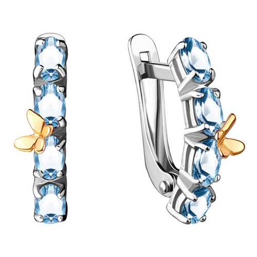 Серьги Aquamarine 4471205.5 в Московский Ювелирный Завод