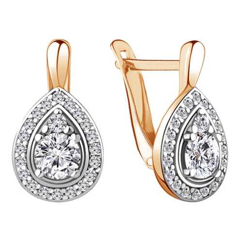 Серьги Aquamarine 48359А.6 в Московский Ювелирный Завод