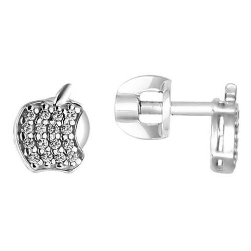 Серьги-пусеты «apple» с фианитами SOKOLOV 94021189 в Московский Ювелирный Завод