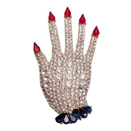 Брошь женская Asavi Jewel BCH906063 золотистая в Московский Ювелирный Завод