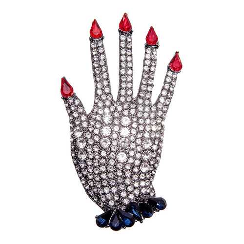 Брошь женская Asavi Jewel BCH906064 синяя в Московский Ювелирный Завод
