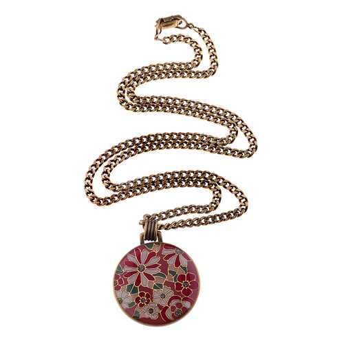 Колье CLARA BIJOUX B75348 R малиновое/красное в Московский Ювелирный Завод