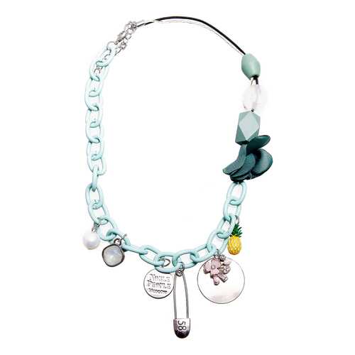 Колье женское Boho Chic NC807069 зеленое в Московский Ювелирный Завод