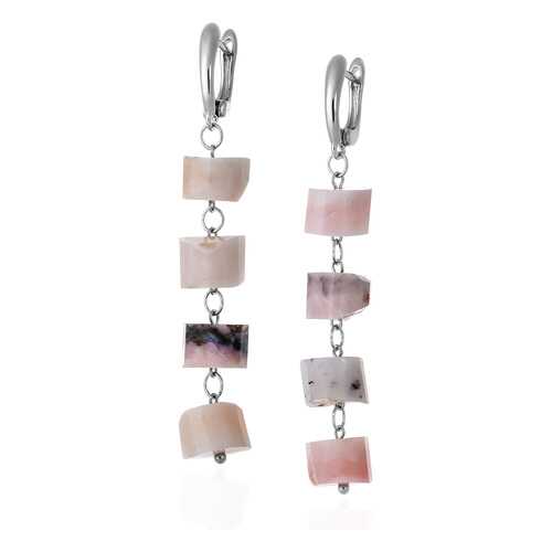 Серьги Lattrice 54666166 розовые в Московский Ювелирный Завод