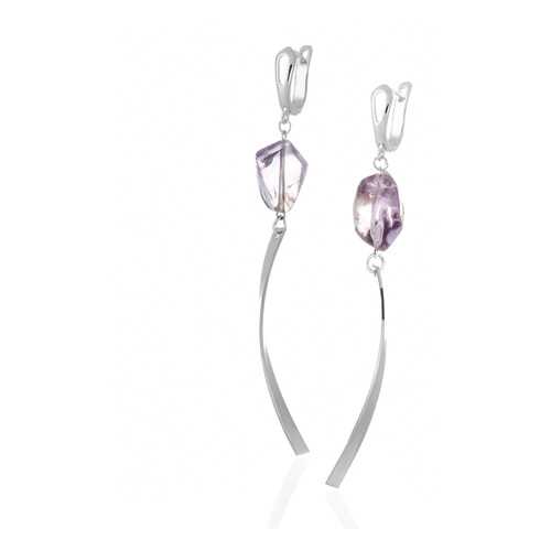 Серьги Lattrice, вставка кварц, артикул 54655561 в Московский Ювелирный Завод
